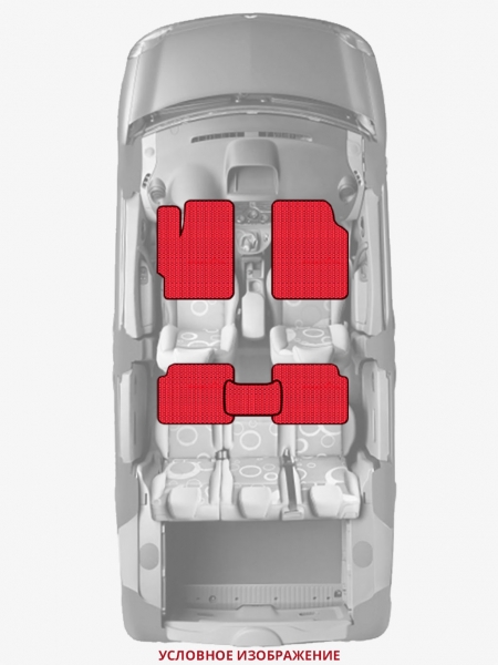 ЭВА коврики «Queen Lux» стандарт для Mazda Roadster